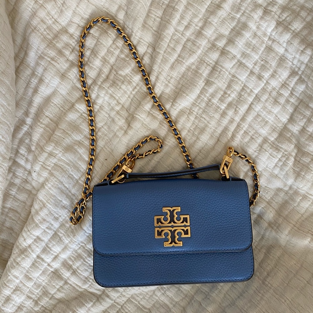Tory Burch blue crossbody bag